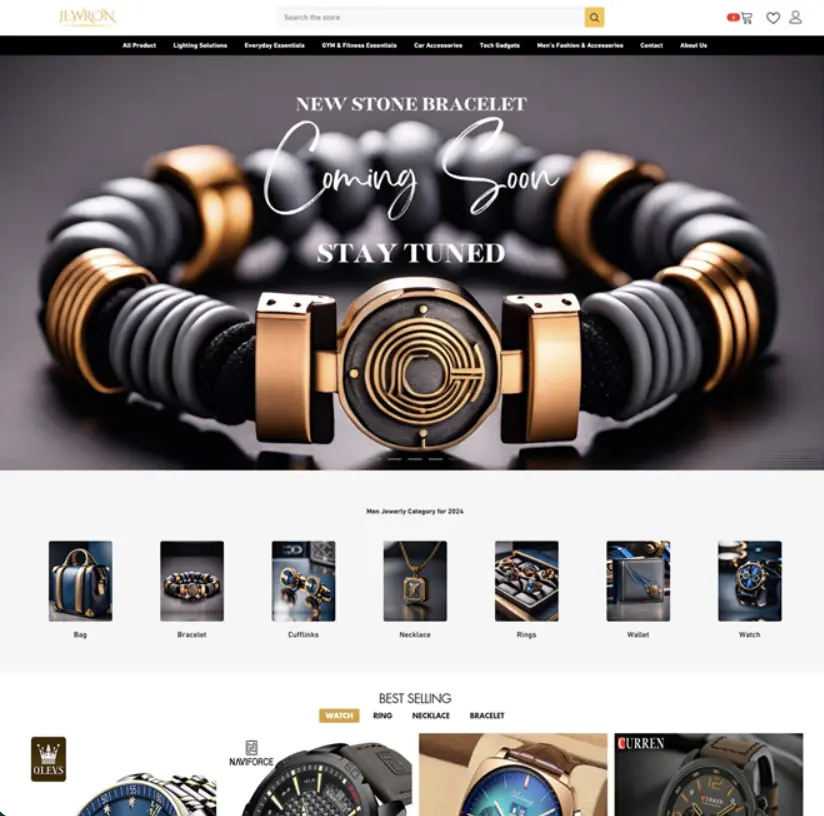Jewron.com project preview